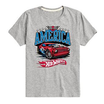 Boys 8-20 Hot Wheels America 76 Tee