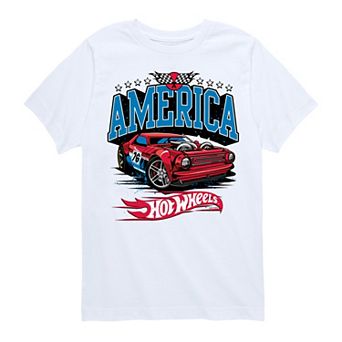 Boys 8-20 Hot Wheels America 76 Tee