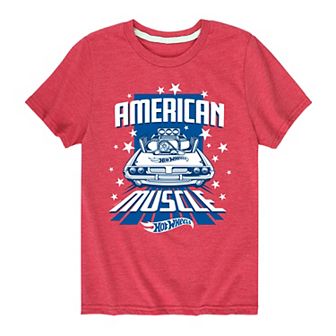 Boys 8-20 Hot Wheels American Muscle Tee