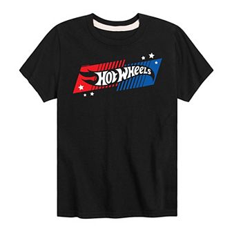 Boys 8-20 Hot Wheels American Logo Tee