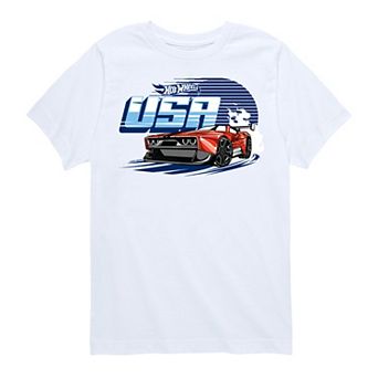 Boys 8-20 Hot Wheels USA Tee