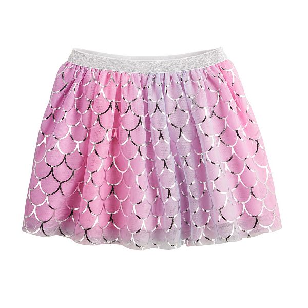 Disney s The Little Mermaid Toddler Girl Scales Tutu Skirt by