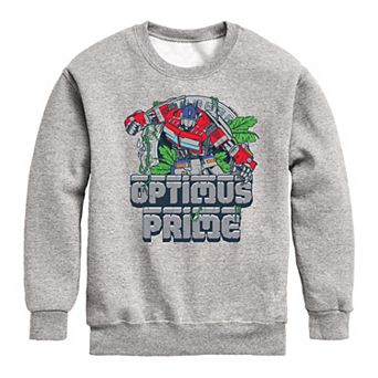 Boys 8-20 Transformers Optimus Prime Crew Fleece Sweatshirt