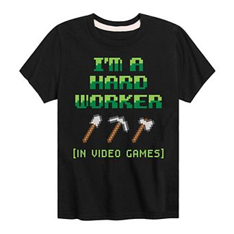 Boys 8-20 Hard Worker Graphic Tee