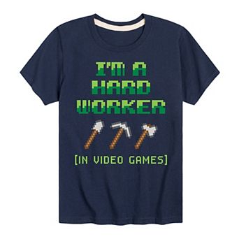 Boys 8-20 Hard Worker Graphic Tee