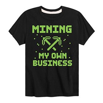 Boys 8-20 Mining My Own Business Graphic Tee