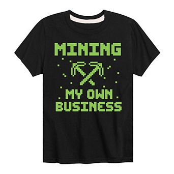 Boys 8-20 Mining My Own Business Graphic Tee
