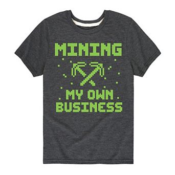 Boys 8-20 Mining My Own Business Graphic Tee