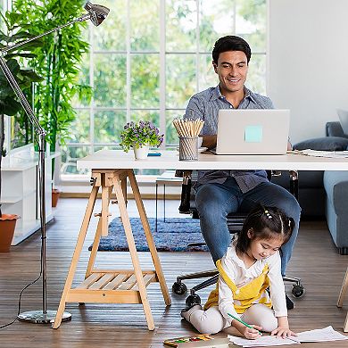 Lifelong Office Chair Caster Wheels for Hardwood Floors and Carpet, Heavy Duty, Universal Fit