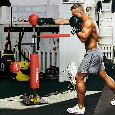 Soozier Speed Bag Boxing Bag Stand Reflex Training Equipment