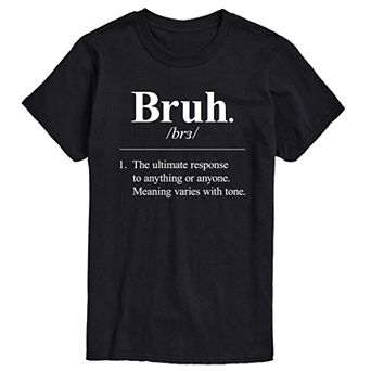 Men's Bruh Definition Graphic Tee