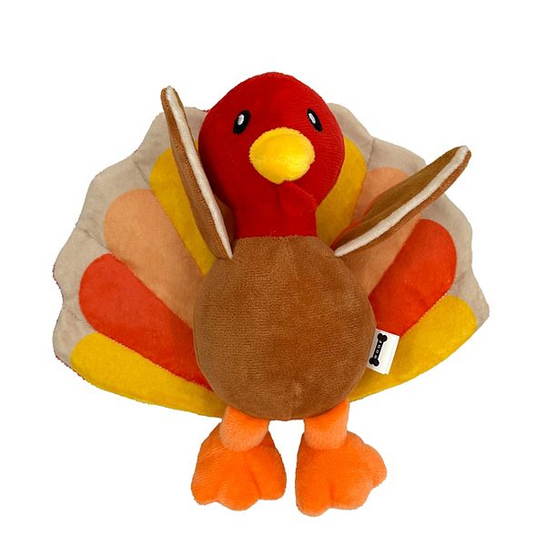 Woof Plush Turkey Dog Toy