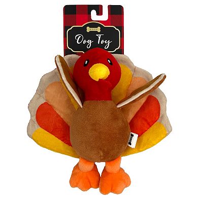 Woof Plush Turkey Dog Toy