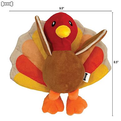 Woof Plush Turkey Dog Toy