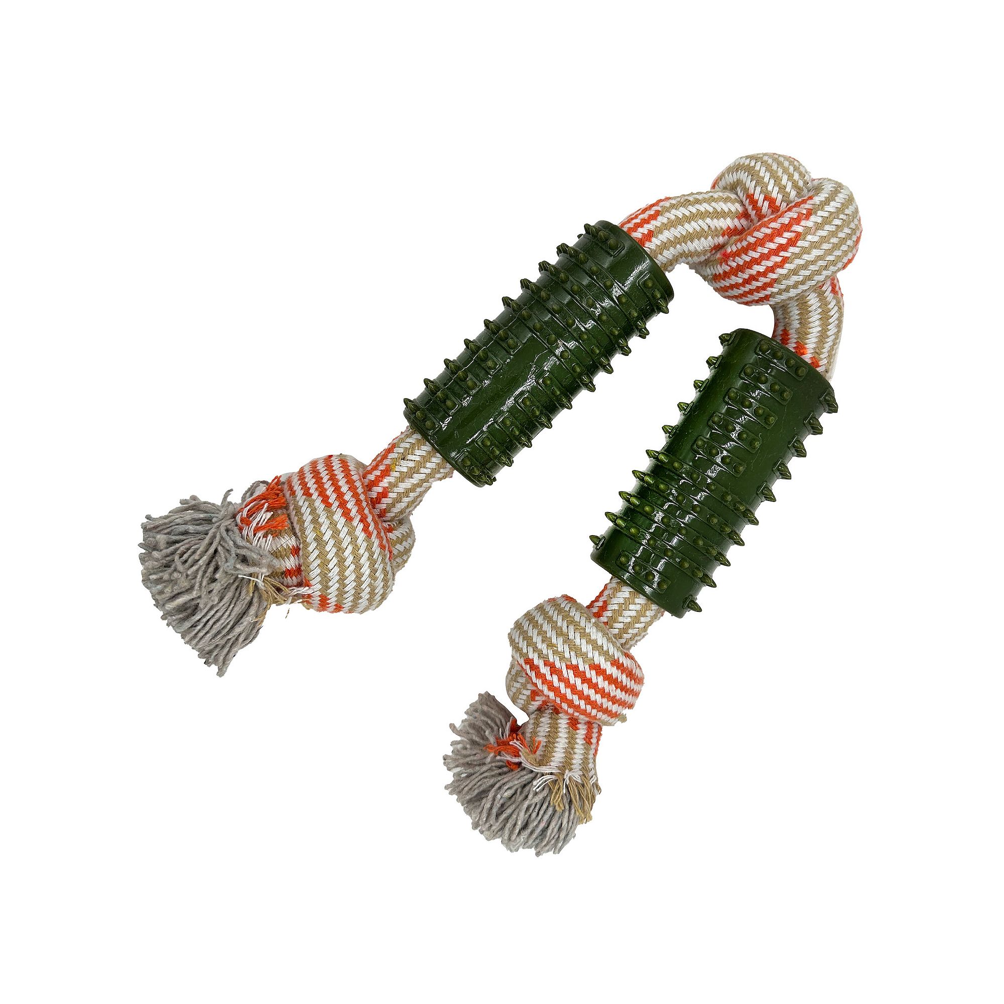 Americas VetDogs Braided Rubber Rope Toy, Multi
