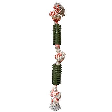 Americas Vet Dogs Braided Rubber Rope Toy