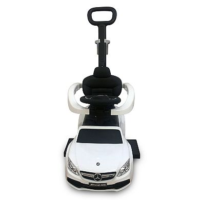 Best Ride On Cars Mercedes C63 3 in 1 Push Car with Cup Holder