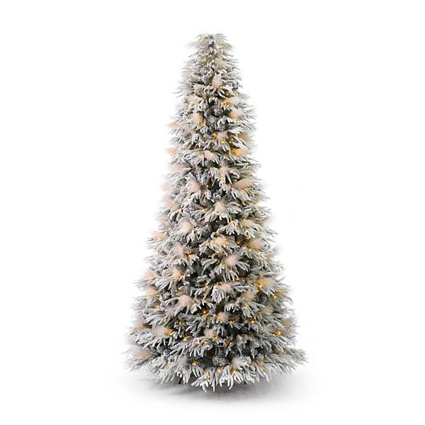 Flocked Realistic Pine and Pampas Christmas Tree 600 LED Constant -  Includes a Storage Bag & Remote Control - Yahoo Shopping