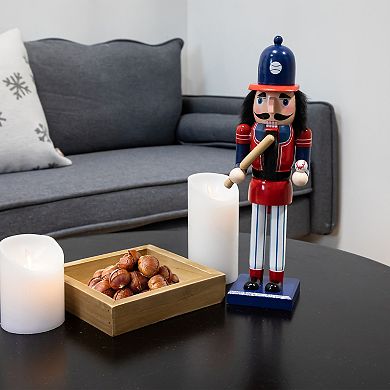 Northlight Baseball Player Christmas Nutcracker Table Decor