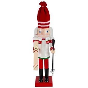 Northlight Skiing Christmas Nutcracker Table Decor
