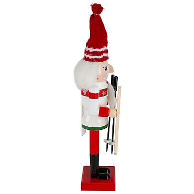 Northlight Skiing Christmas Nutcracker Table Decor