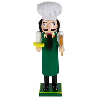 Northlight Pizza Maker Christmas Nutcracker Table Decor