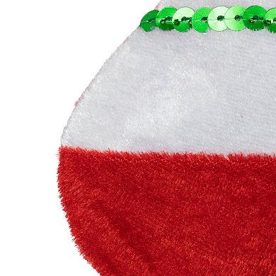 Northlight Striped Sequin Christmas Stocking