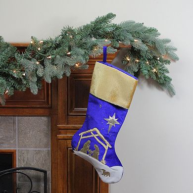 Northlight Nativity Scene Christmas Stocking