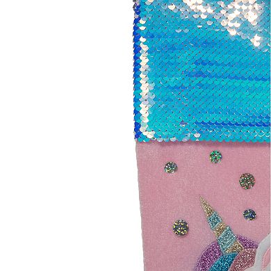 Northlight Sequin Unicorn Christmas Stocking