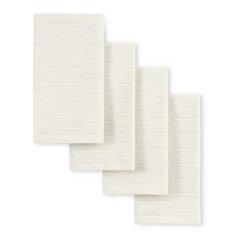 Martha Stewart Honeycomb Modern Farmhouse Dinner Napkin 4 pk