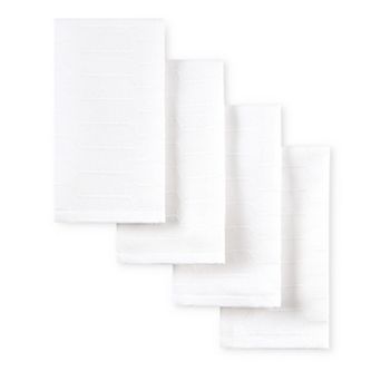 Martha Stewart Honeycomb Modern Farmhouse Dinner Napkin 4 pk