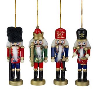 Northlight Assorted Classic Nutcracker Ornaments 5" 4 pc