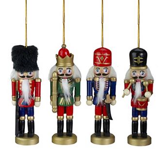 Northlight Assorted Classic Nutcracker Ornaments 5" 4 pc