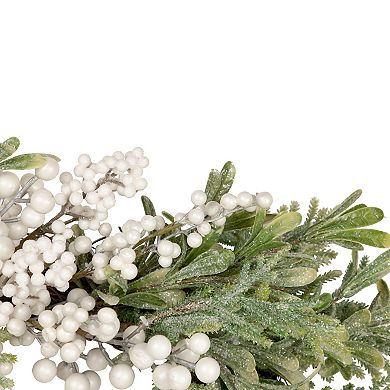 Northlight White Berry & Frosted Pine Christmas Wreath
