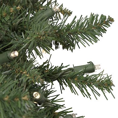 Northlight Pre-Lit Winona Fir Artificial Christmas Wreath with Warm White LED Lights