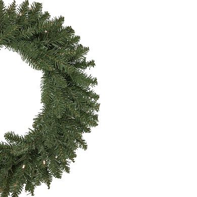 Northlight Pre-Lit Winona Fir Artificial Christmas Wreath with Warm White LED Lights