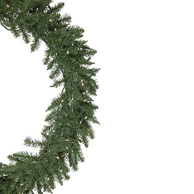 Northlight Pre-Lit Winona Fir Artificial Christmas Wreath with Warm White LED Lights