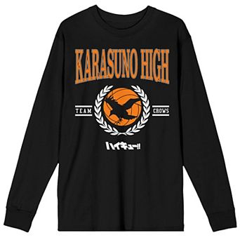 Men's Haikyu!! Karasuno High School Team Crows Graphic Tee