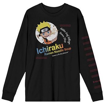 Men's Naruto Shippuden Ichiraku Ramen Noodle Soup Graphic Tee