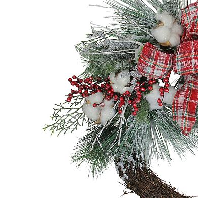 Northlight Holly Berry Red & Green Artificial Christmas Wreath