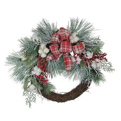 Northlight Holly Berry Red & Green Artificial Christmas Wreath