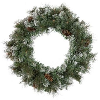Northlight Snow Valley Pine Artificial Christmas Wreath