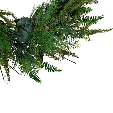 Northlight Long Needle Pine & Mixed Foliage Artificial Christmas Wreath
