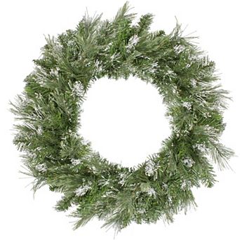 Northlight Unlit Snow Mountain Pine Artificial Christmas Wreath