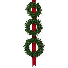 Northlight 6.5' Pine, Berry & Pinecone LED Twig Garland