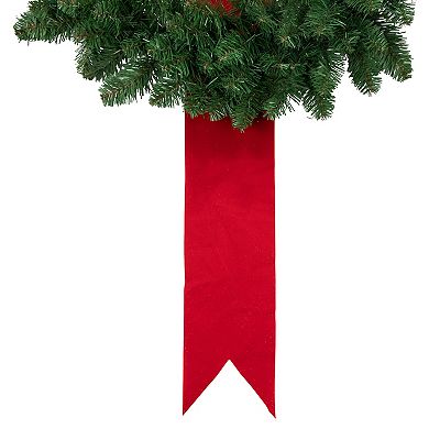 Northlight Set of 3 Wreaths on Red Ribbon Hanging Christmas Decoration