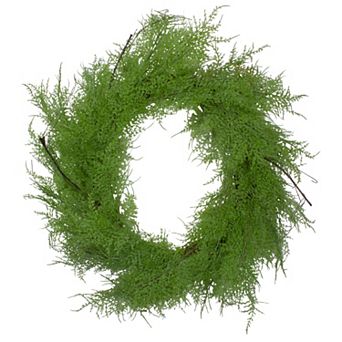 Northlight Brown & Green Cedar Christmas Wreath