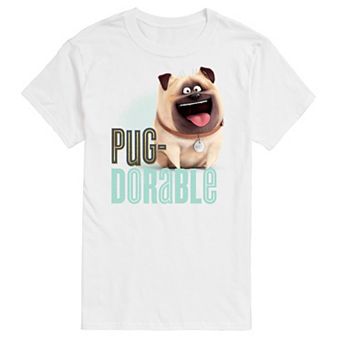 Men's The Secret Life of Pets Pug-Dorable Graphic Tee