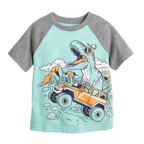 Toddler Boy Jumping Beans® Short Sleeve Raglan Graphic Tee