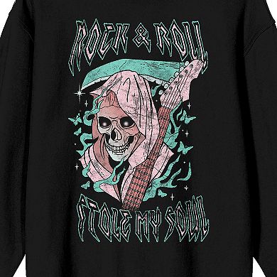 Men's Grim Reaper "Rock & Roll Stole My Soul" Vintage Graphic Tee